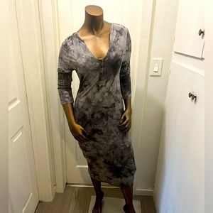 Bar III tie dye midi dress